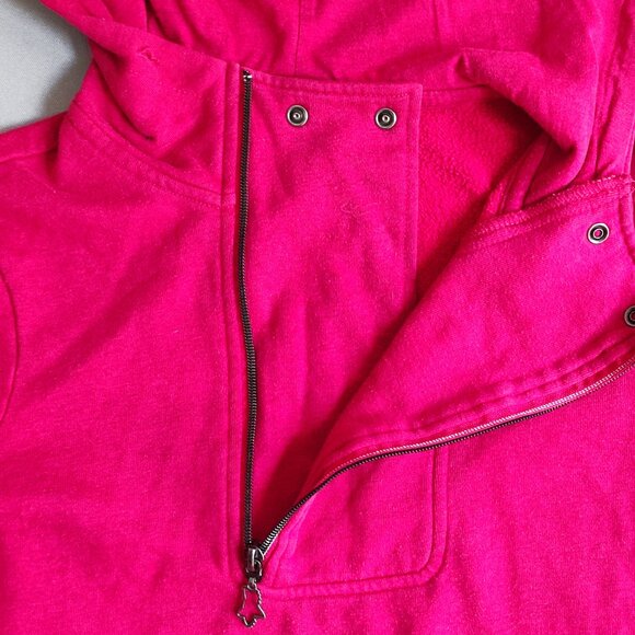 Fox Riders Co. hoodie women's size XS magenta with graphic design on the hood - Picture 3 of 12